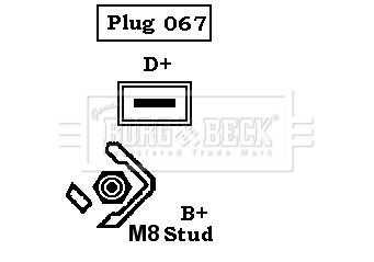 BORG & BECK Generaator BBA2878